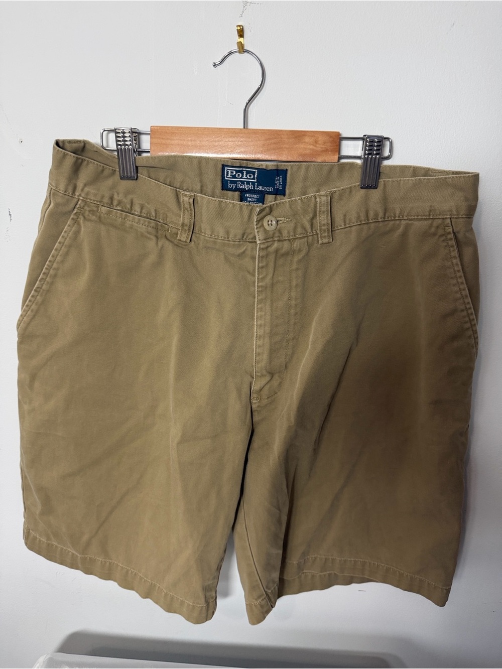 Ralph Lauren Polo Men's Olive/ Khaki  Flat-Front Chino Shorts